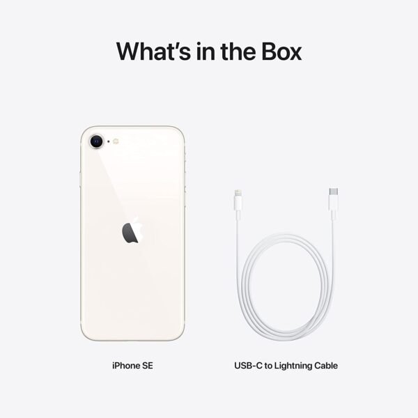 Apple iPhone SE (64 GB) - Starlight (3rd Generation) - Image 4
