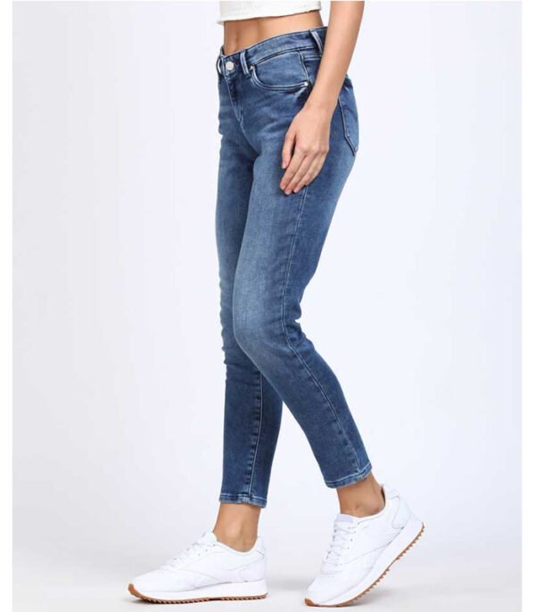 Slim Women Blue Jeans - Image 3