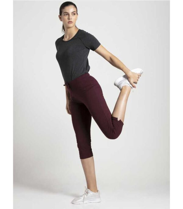 Jocky Capri Pants Women Purple Capri - Image 4