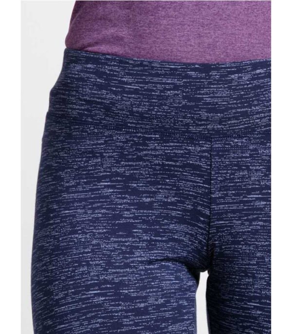 Knit Sports Capri Women Blue Capri - Image 5