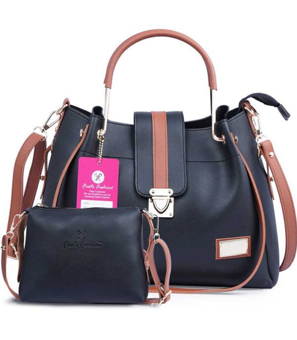 Fiesto fashion Women Black, Brown Hand-held Bag  (Pack of 2)