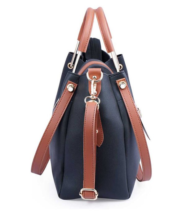 Fiesto fashion Women Black, Brown Hand-held Bag  (Pack of 2) - Image 5