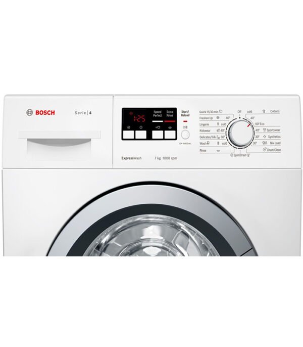 Bosch 6.5 Kg Front Loading Fully Automatic with Washing Machine with EcoSilence Drive, Series 4 WLJ2026HIN, White - Image 3