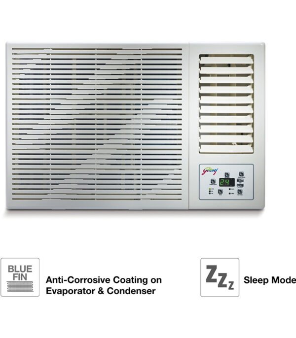 Godrej 1.5 Ton 5 Star Window AC - White  (GWC 18DTC5-WSA, Copper Condenser) - Image 2