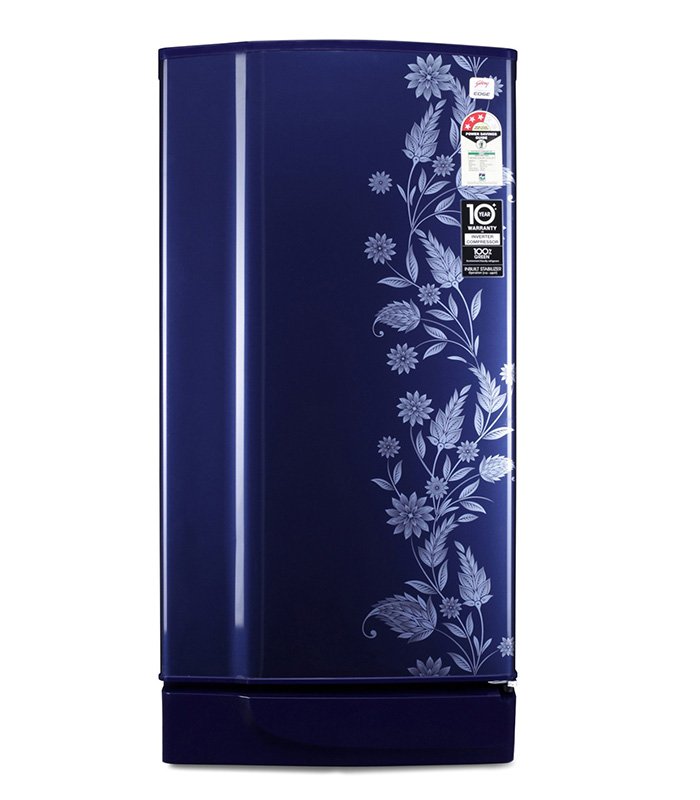 Godrej 190 L Direct Cool Single Door 3 Star Refrigerator with Intelligent Inverter Compressor  (Royal Dermin, RD 1903 PTI 33 DR BL) - Image 2