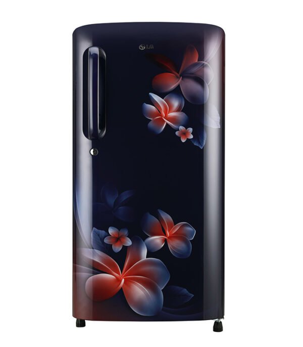 LG 190 L Direct Cool Single Door 3 Star Refrigerator  (Blue Plumeria, GL-B201ABPD)