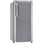 LG 190 L Direct Cool Single Door 4 Star Refrigerator  (Shiny Steel, GL-B201APZY)