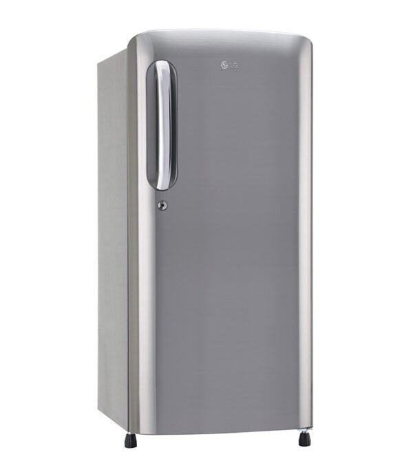 LG 190 L Direct Cool Single Door 4 Star Refrigerator  (Shiny Steel, GL-B201APZY)