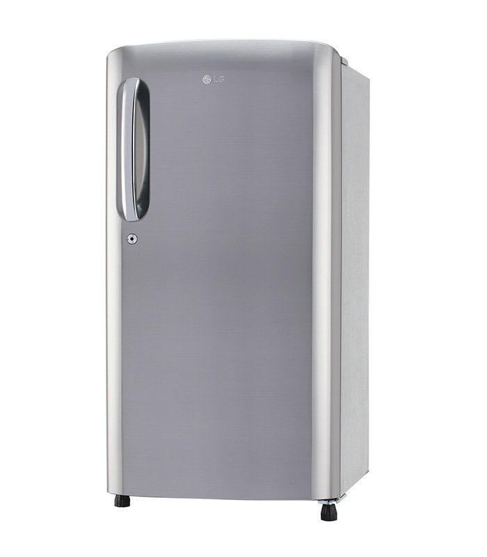LG 190 L Direct Cool Single Door 4 Star Refrigerator  (Shiny Steel, GL-B201APZY) - Image 2
