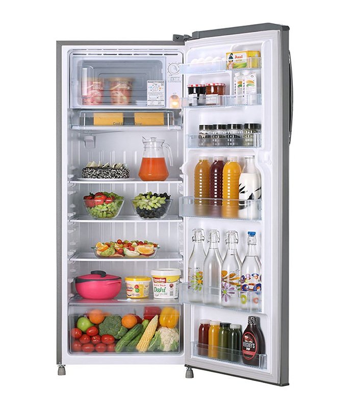 LG 270 L Direct Cool Single Door 3 Star Refrigerator  (Shiny Steel, GL-B281BPZX) - Image 6