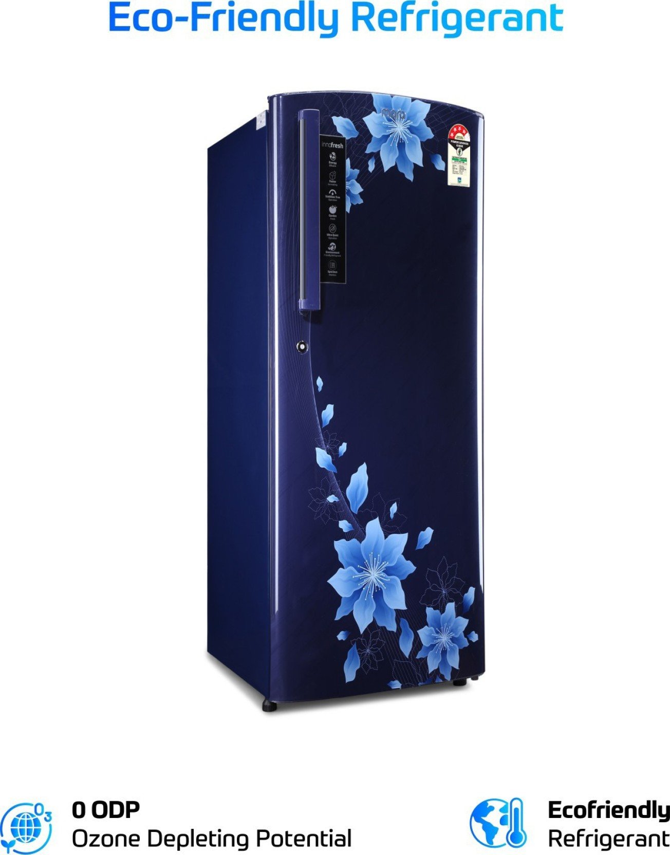 MarQ by Flipkart 190 L Direct Cool Single Door 4 Star Refrigerator  (Bliss Blue, 190DD5SMQBP-HDA) - Image 2