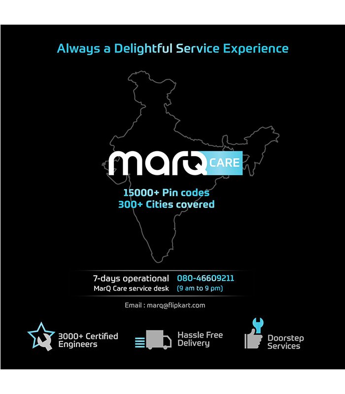 MarQ by Flipkart 190 L Direct Cool Single Door 4 Star Refrigerator  (Bliss Blue, 190DD5SMQBP-HDA) - Image 4