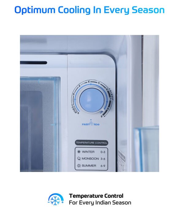 MarQ by Flipkart 190 L Direct Cool Single Door 4 Star Refrigerator  (Bliss Blue, 190DD5SMQBP-HDA) - Image 6