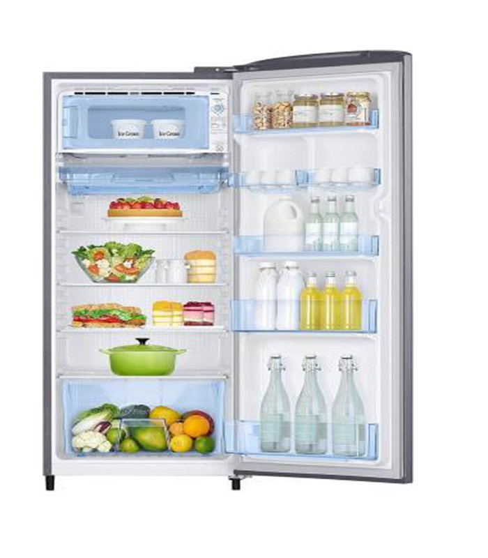Samsung 230 L Direct Cool Single Door 3 Star Refrigerator  (Elegant Inox, RR24A2Y2YS8/NL) - Image 2
