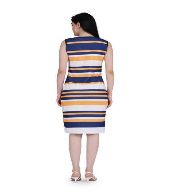 Clothy Women Bodycon Multicolor Dress - Image 2