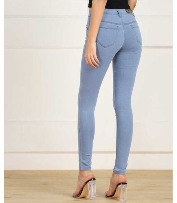 Slim Women Grey Jeans - Image 2